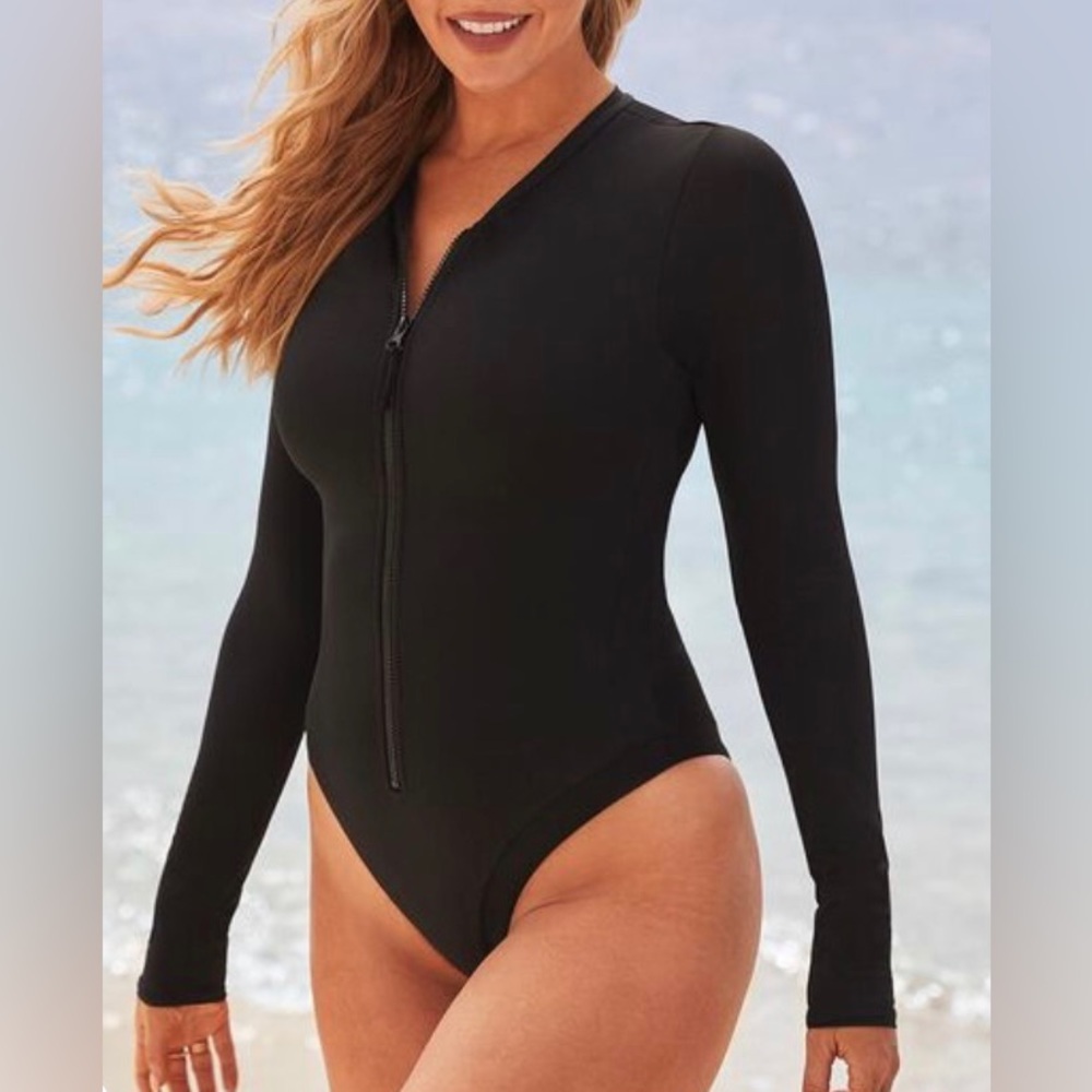 Catherine’s Blue Crush Moderate Coverage One Piece Size Medium